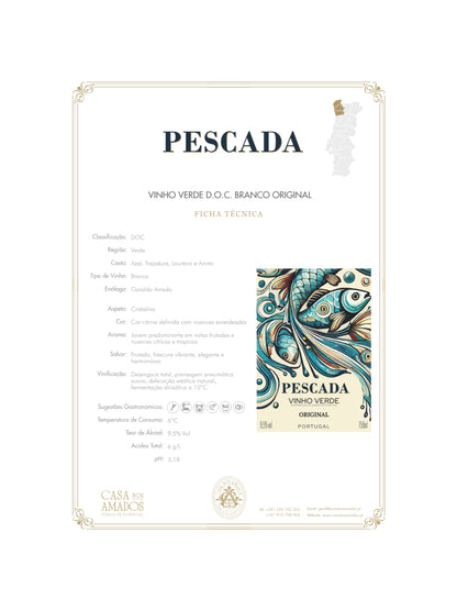 Pescada Vinho Verde Original Branco Português 750ml
