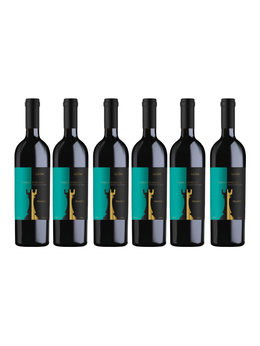 Torre Romanica Primitivo Bodega Ettore Galasso Tinto - Caixa com 6