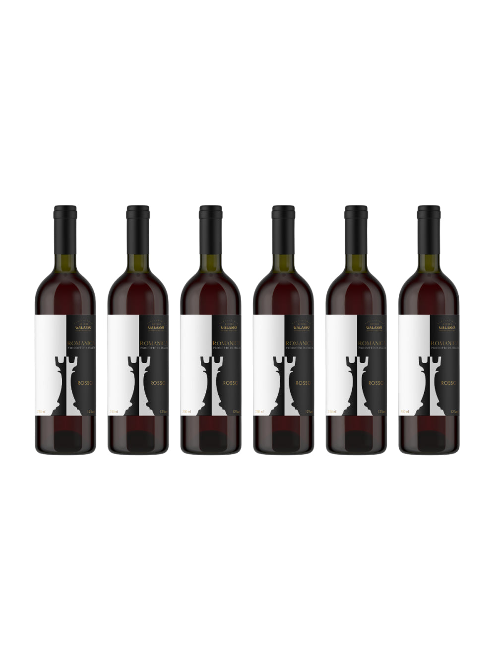 Torre Romanica Rosso Botega Ettore Galasso Tinto - Caixa com 6