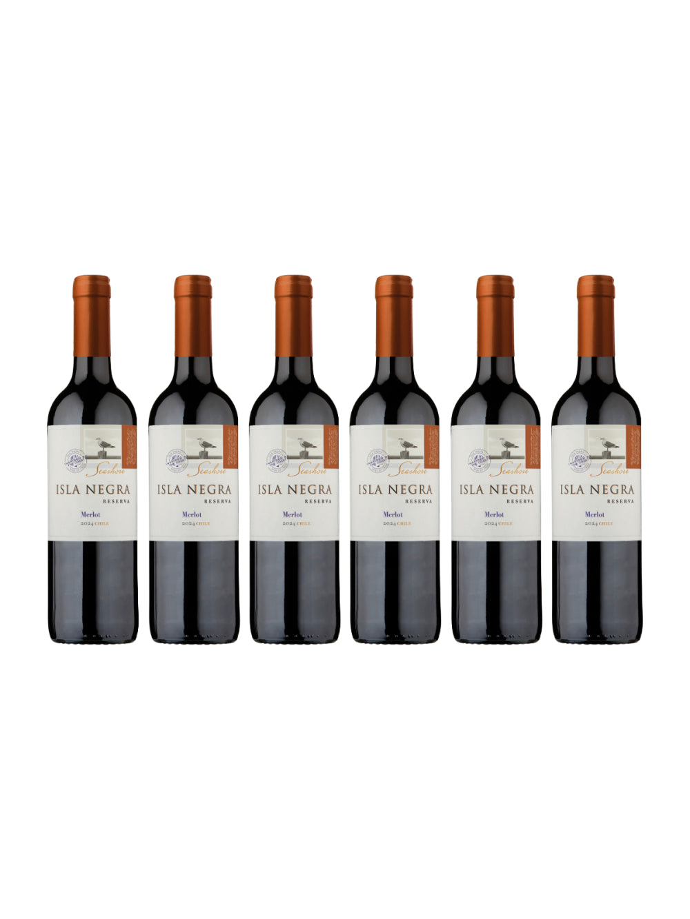 Isla Negra Vinho Reserva Merlot Tinto - Caixa com 6