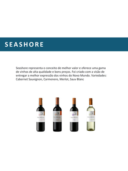 Isla Negra Vinho Reserva Merlot Tinto - Caixa com 6
