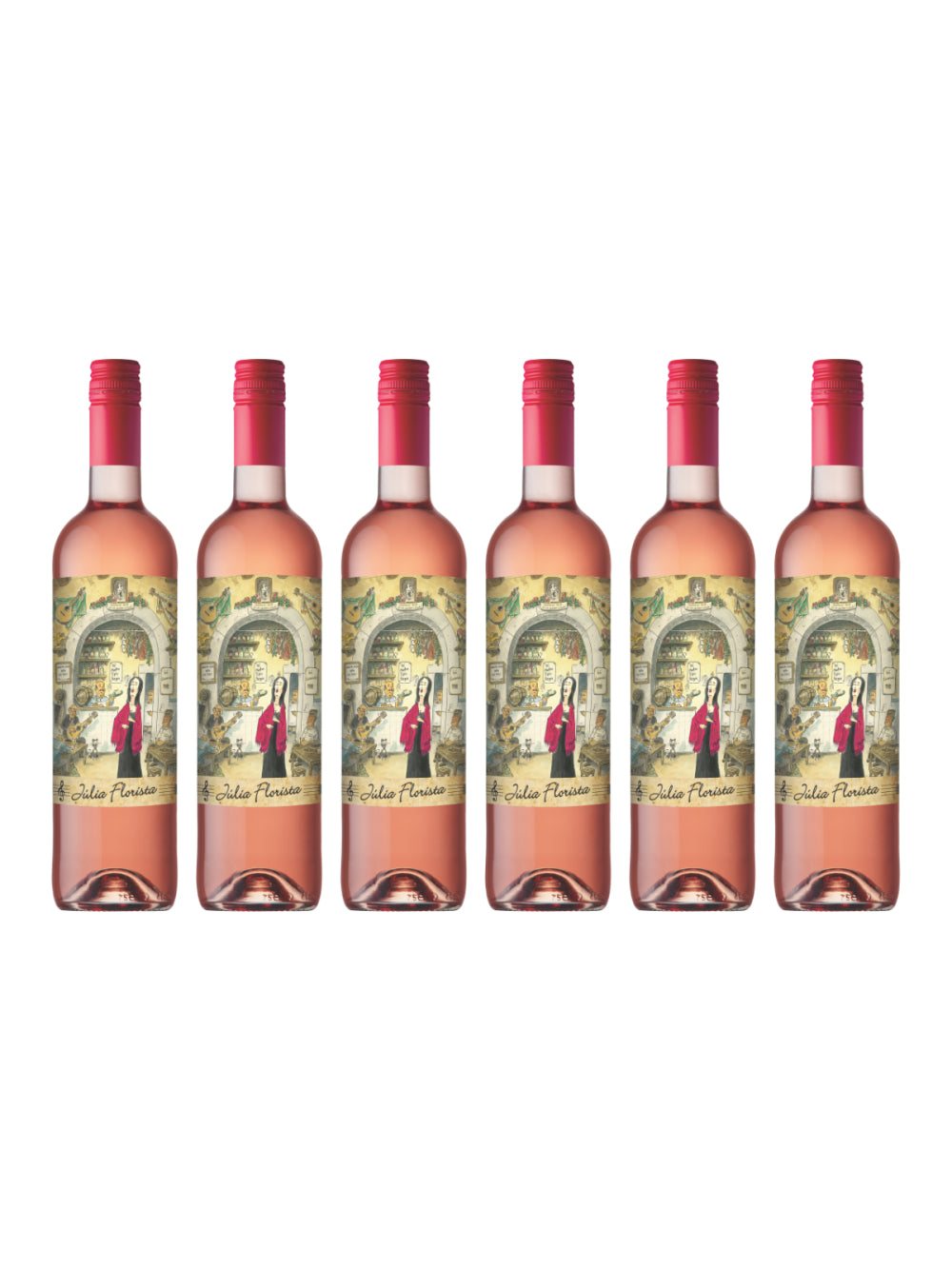 Julia Florista Vinho Rosé Português - Caixa com 6