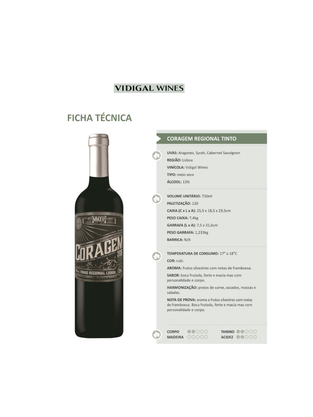 Coragem Regional Lisboa Tinto