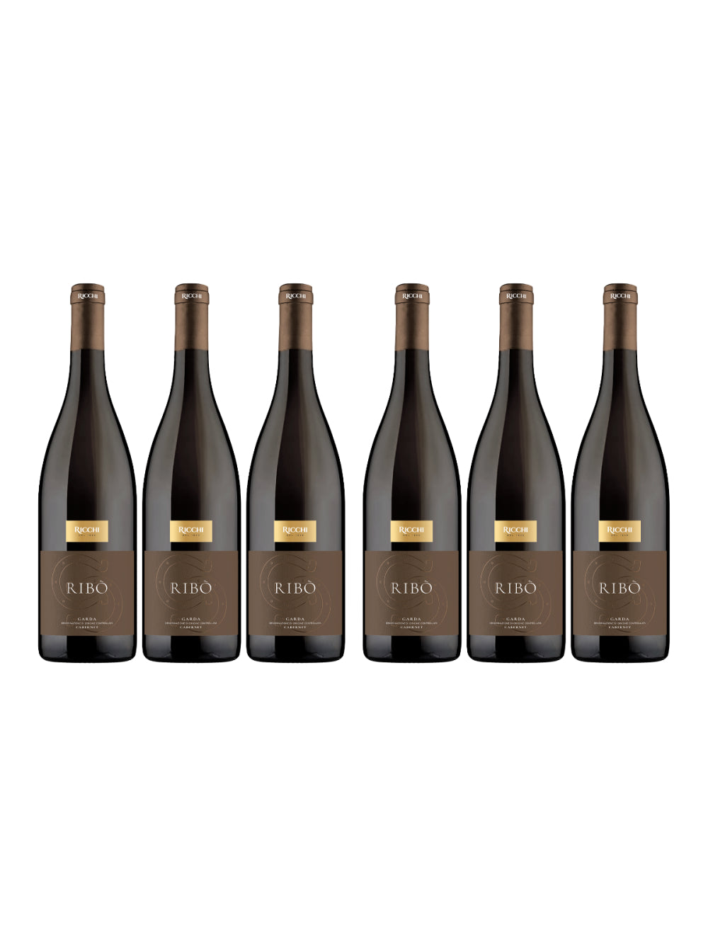Ribò Vinho Tinto Italiano Garda Doc - Caixa com 6