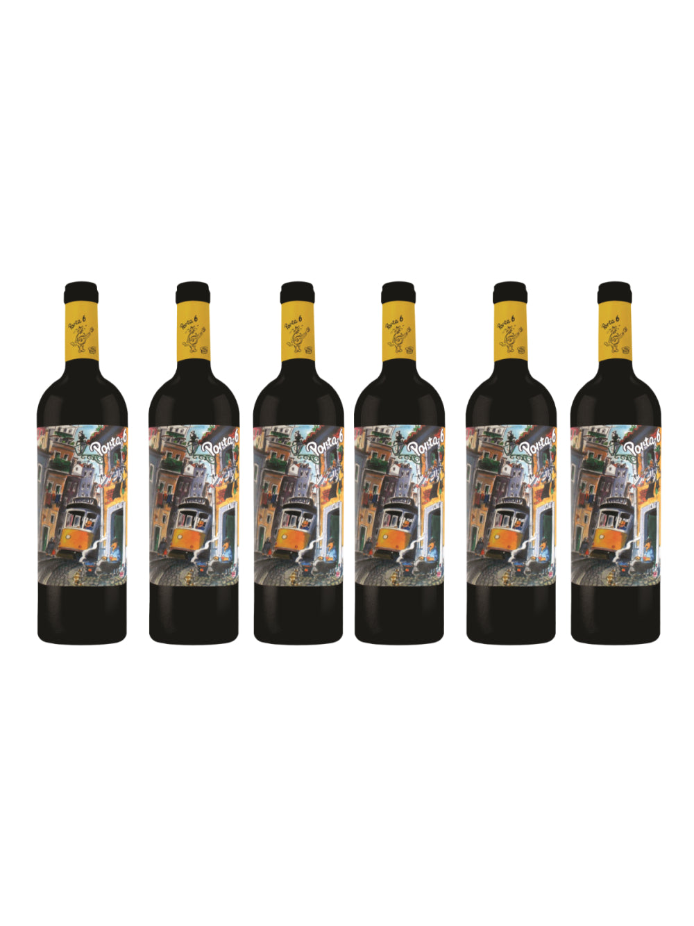 Porta 6 Vinho Tinto Português - Caixa 6x750ml