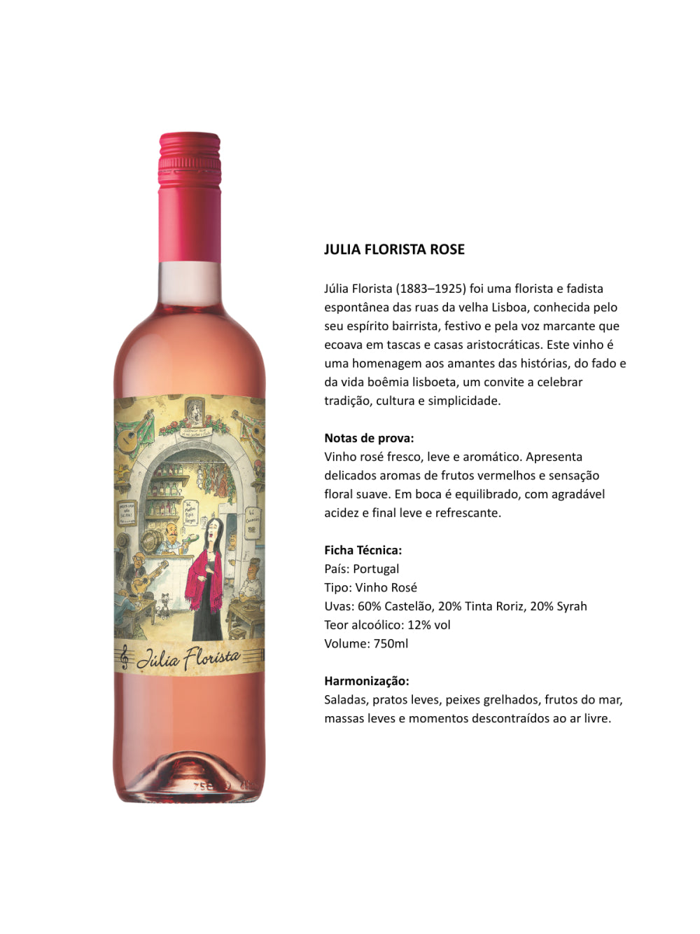 Julia Florista Vinho Rosé Português