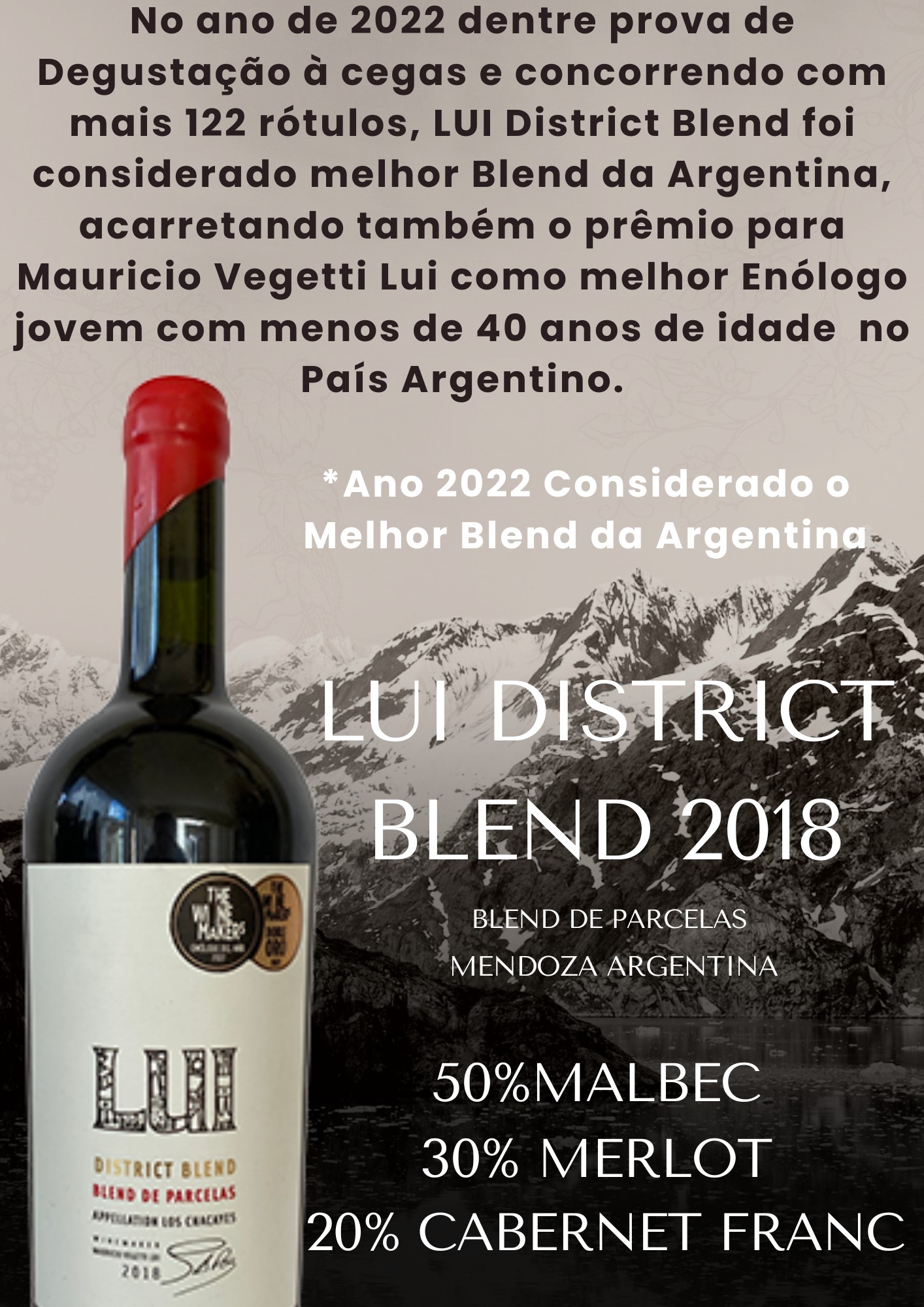 VINHO LUI DISTRICT BLEND 750 ML