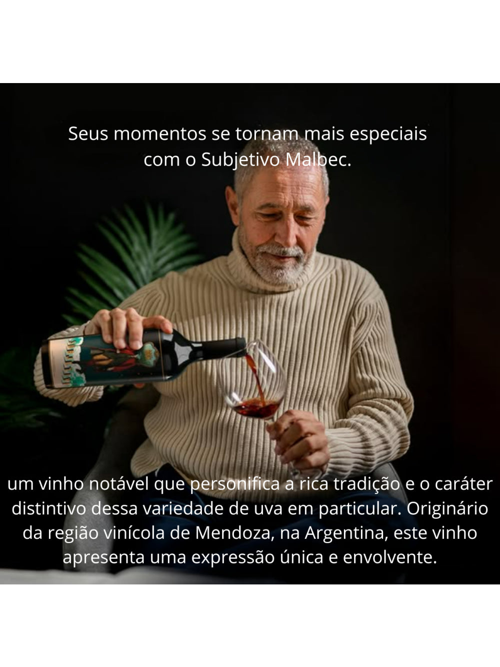 VINHO SUBJETIVO MALBEC 750ML