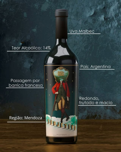 VINHO SUBJETIVO MALBEC 750ML