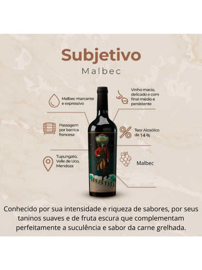 VINHO SUBJETIVO MALBEC 750ML