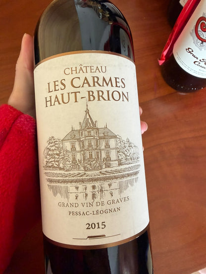 Vinho Tinto Chateau Les Carmes Haut-Brion 2015