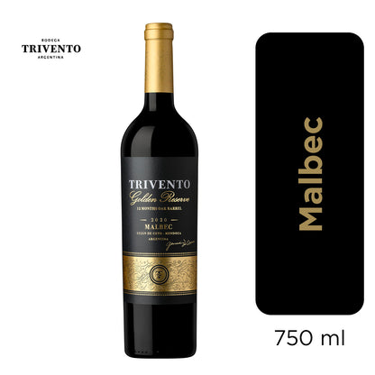 Trivento Vinho Tinto Argentino Seco Golden Reserve Malbec 750ml