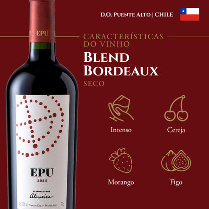 Vinho Tinto Chileno Epu 750ml