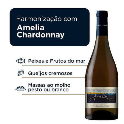 Kit Amelia Chardonnay & Taça Exclusiva