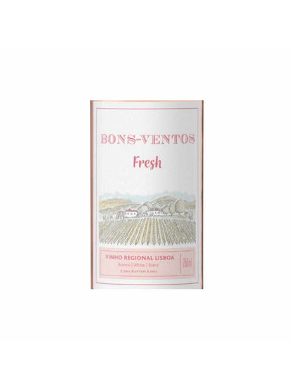 Kit 6 Garrafas Vinho Rose Bons Ventos Fresh 750ml
