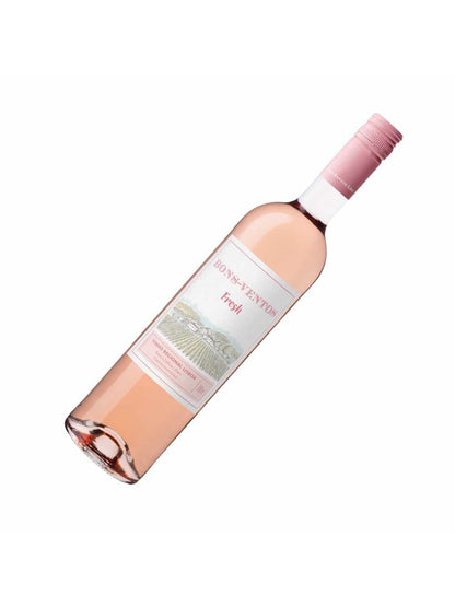 Kit 6 Garrafas Vinho Rose Bons Ventos Fresh 750ml