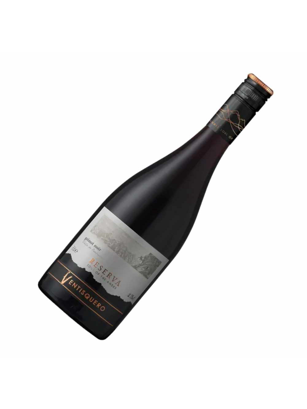 Kit 2 Garrafas Vinho Tinto Ventisquero Reserva Pinot Noir 750ml