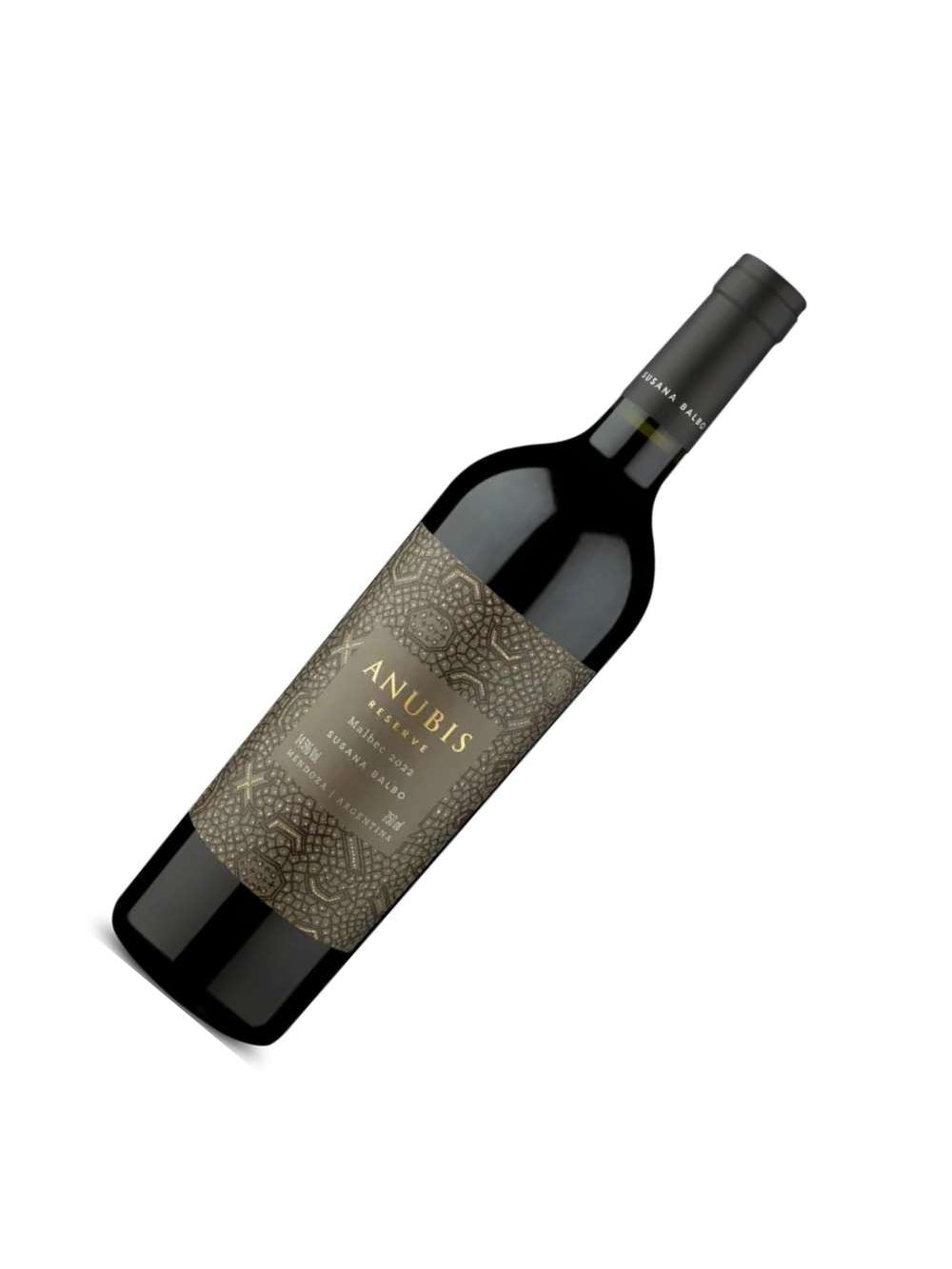 Kit 2 Garrafas Vinho Tinto Anubis Reserva Malbec 750ml