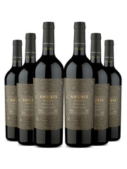 Kit 6 Garrafas Vinho Tinto Anubis Reserva Malbec 750ml