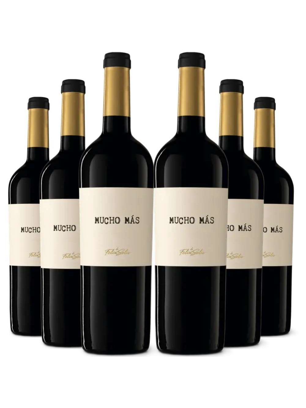 Kit 6 Garrafas Vinho Tinto Mucho Más 750ml