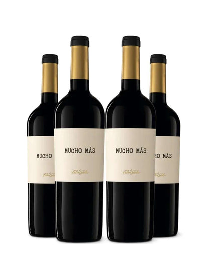 Kit 4 Garrafas Vinho Tinto Mucho Más 750ml