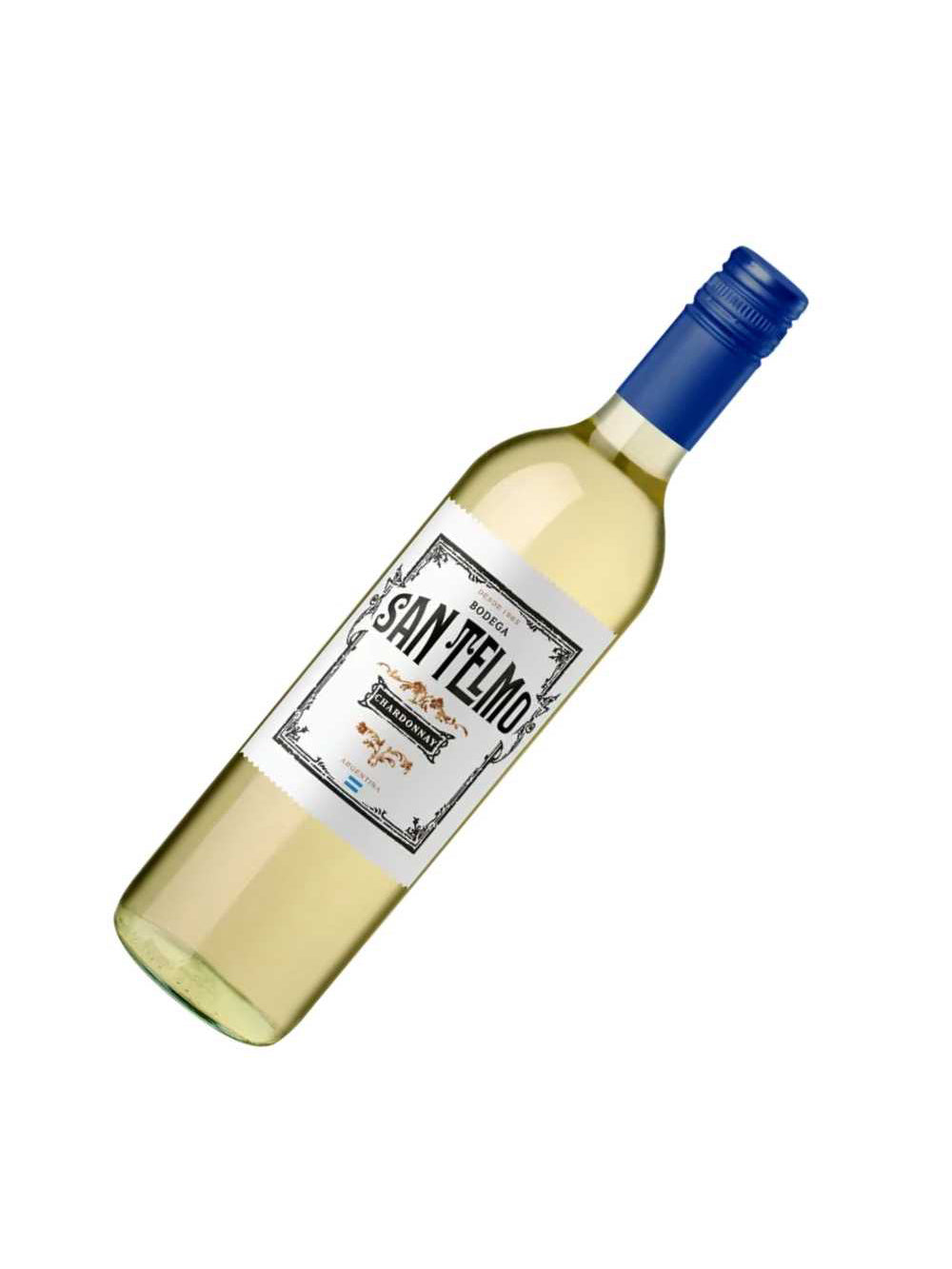 Vinho Branco San Telmo Chardonnay 750ml Kit 4 Garrafas