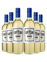 Kit 6 Garrafas Vinho Branco San Telmo Chardonnay 750ml
