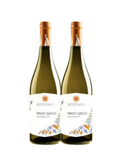Kit 2 Garrafas Vinho Branco Settesoli Pinot Grigio 750ml