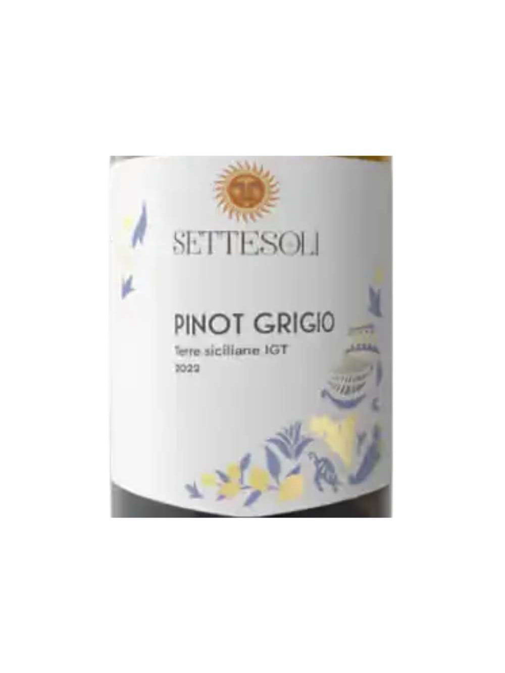 Kit 2 Garrafas Vinho Branco Settesoli Pinot Grigio 750ml