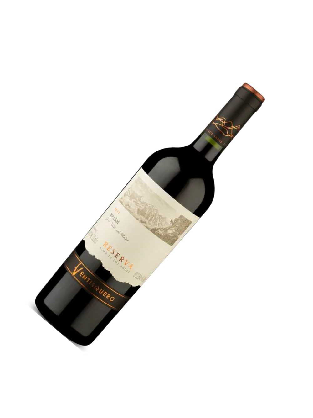 Kit 2 Garrafas Vinho Tinto Ventisquero Reserva Merlot 750ml
