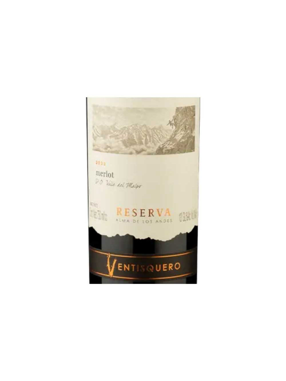 Vinho Tinto Ventisquero Reserva Merlot 750ml Kit 4 Garrafas