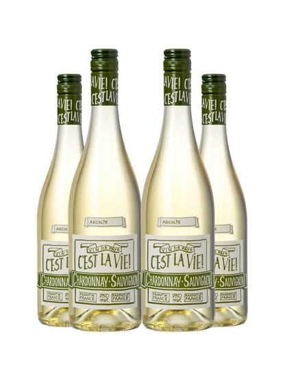 Vinho Branco Albert Bichot C'est La Vie 750ml Kit 4 Garrafas