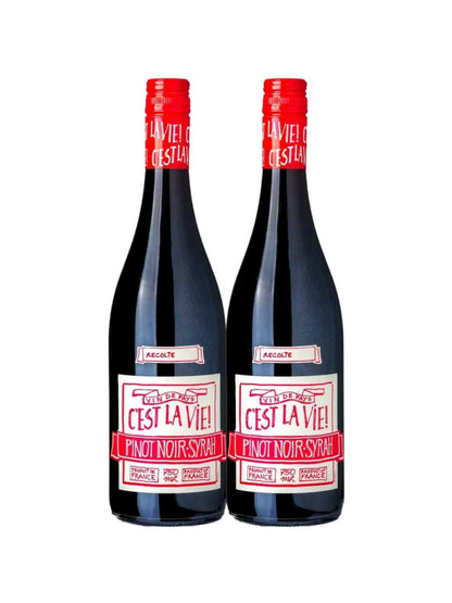 Kit 2 Garrafas Vinho Tinto Albert Bichot C'est La Vie 750ml