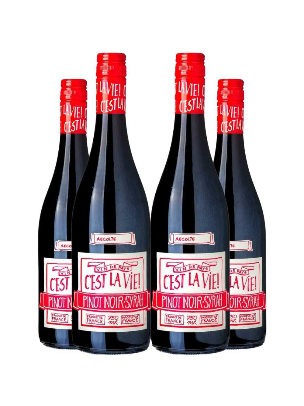 Vinho Tinto Albert Bichot C'est La Vie 750ml Kit 4 Garrafas