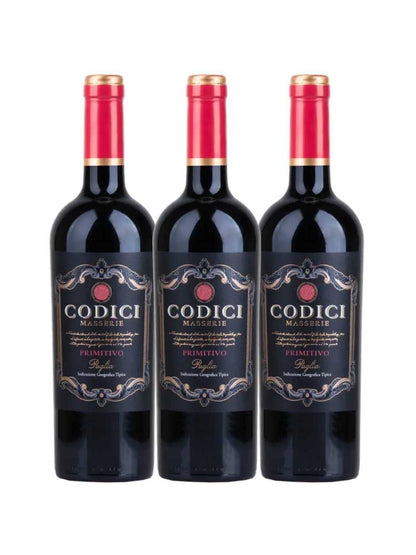 Vinho Tinto Codici Primitivo Puglia 750ml (3 und)