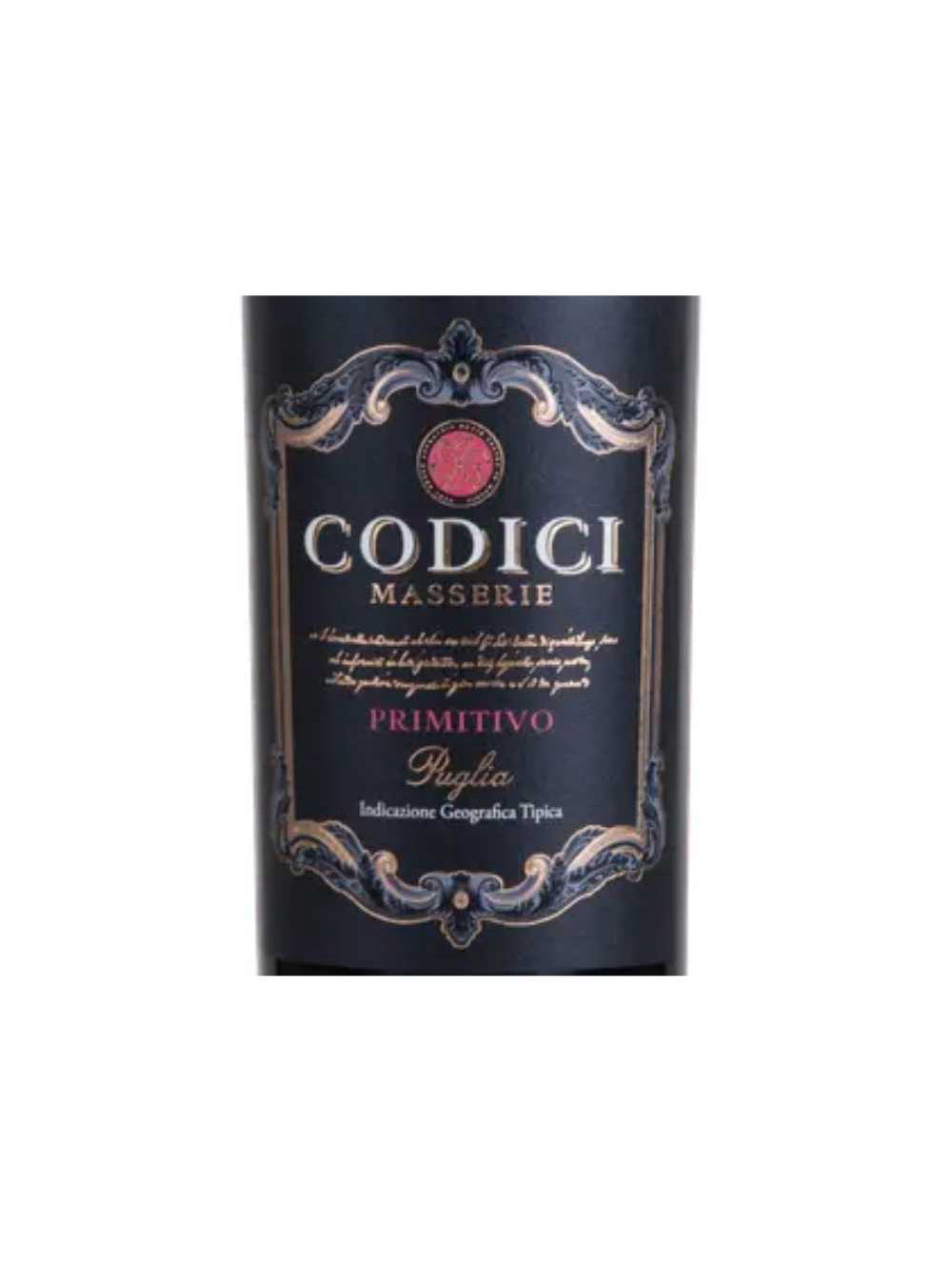 Vinho Tinto Codici Primitivo Puglia 750ml (3 und)