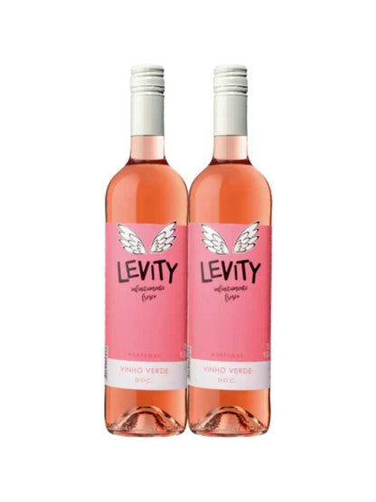 Kit 2 Garrafas Vinho Verde Levity Rose
