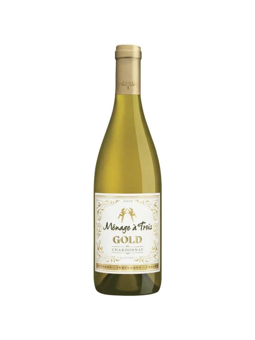 Vinho Branco Menage A Trois Gold Chardonnay 750ml