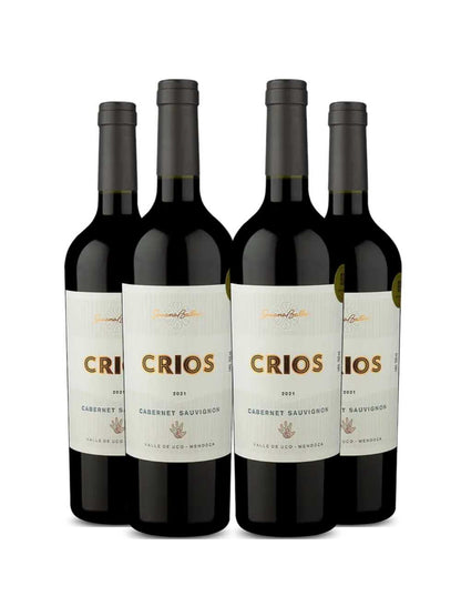 Kit 4 Garrafas Vinho Tinto Susana Balbo Crios Cabernet Sauvignon