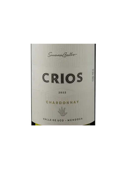 Kit 2 Garrafas Vinho Branco Susana Balbo Crios Chardonnay 750ml
