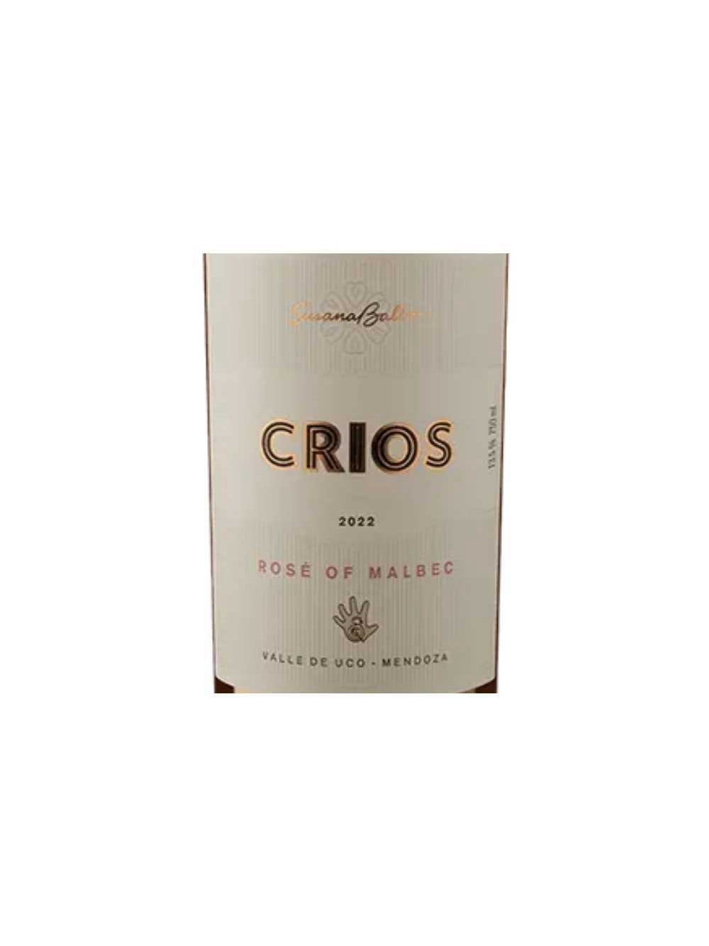 Kit 6 Garrafas Vinho Rose Susana Balbo Crios Malbec 750ml