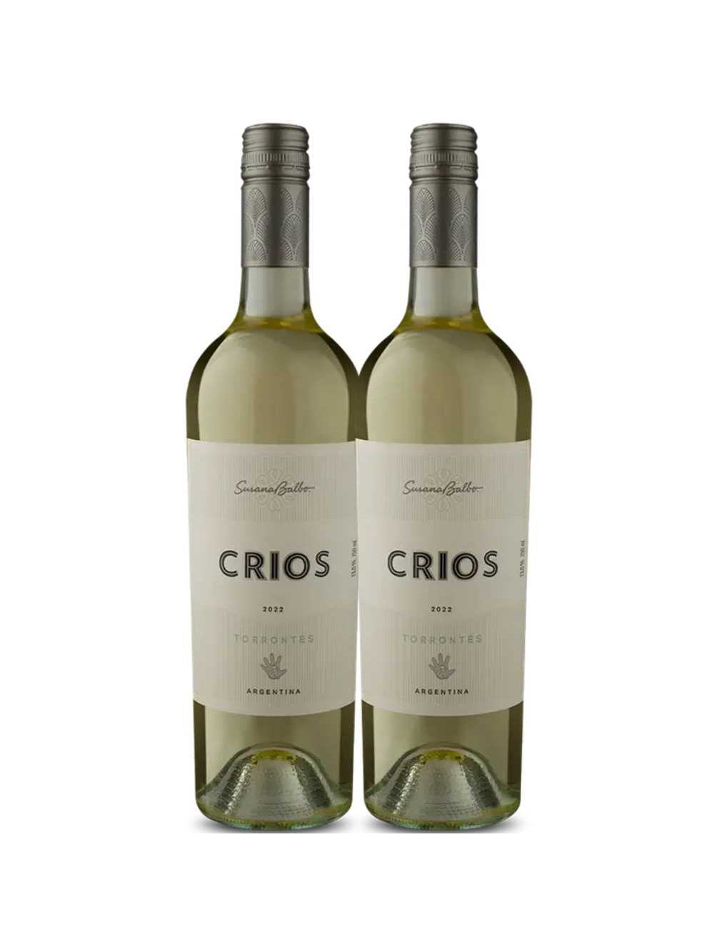 Kit 2 Garrafas Vinho Branco Susana Balbo Crios Torrontes 750ml