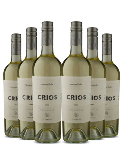Kit 6 Garrafas Vinho Branco Susana Balbo Crios Torrontes 750ml