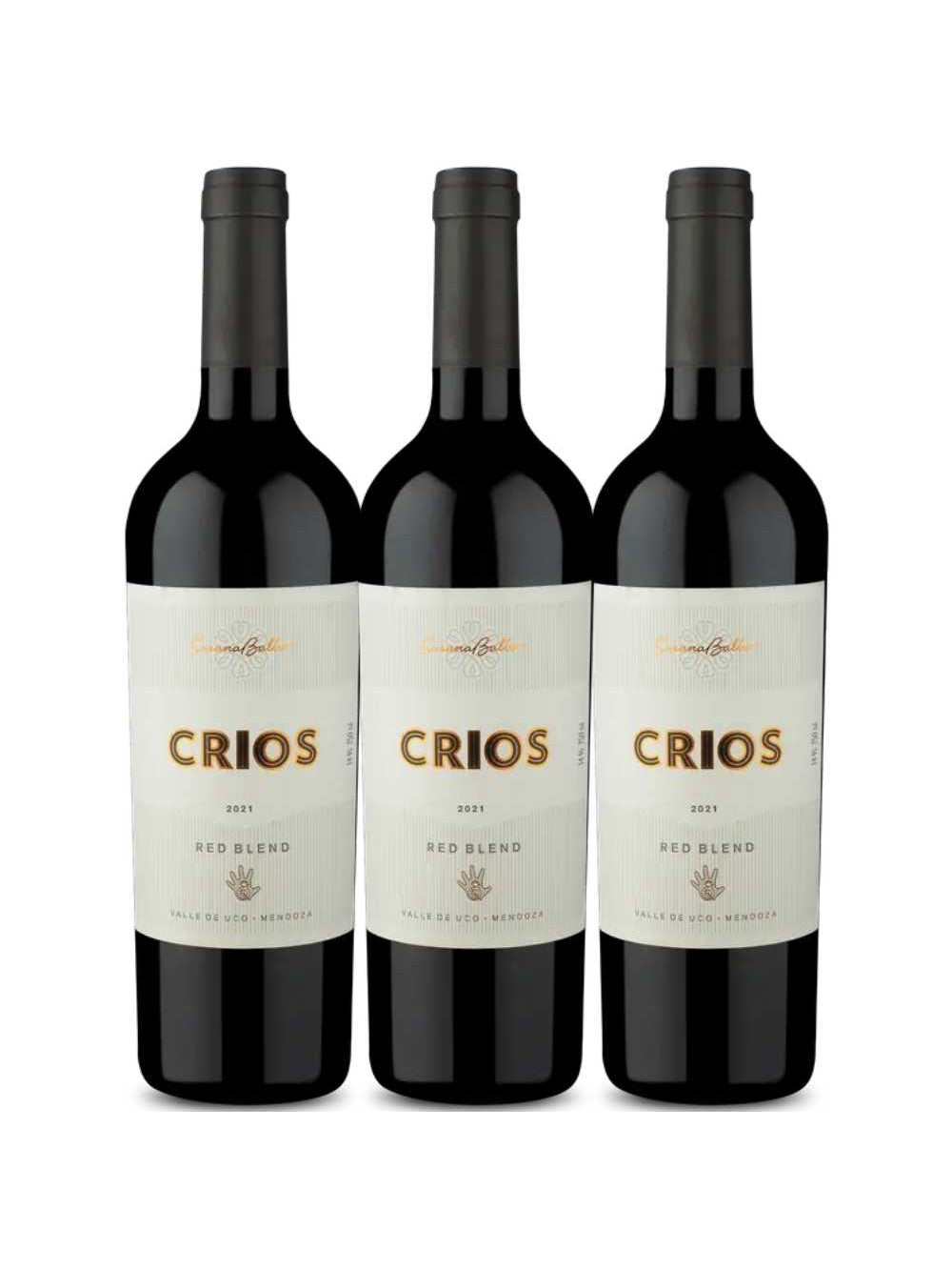 Garrafas Vinho Tinto Susana Balbo Crios Red Blend 750ml (3 und)