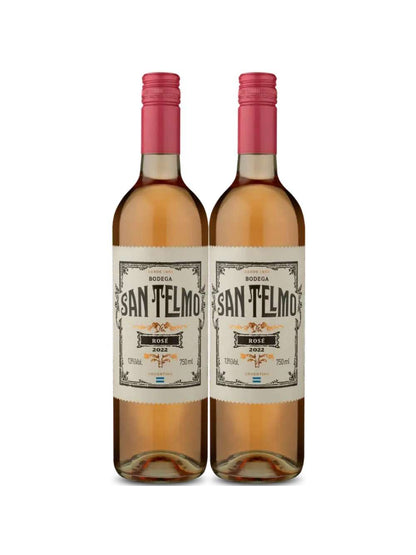 Kit 2 Garrafas Vinho Rose San Telmo 750ml