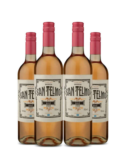 Vinho Rose San Telmo 750ml Kit 4 Garrafas