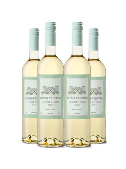 Vinho Branco Bons Ventos Fresh 750ml Kit 4 Garrafas