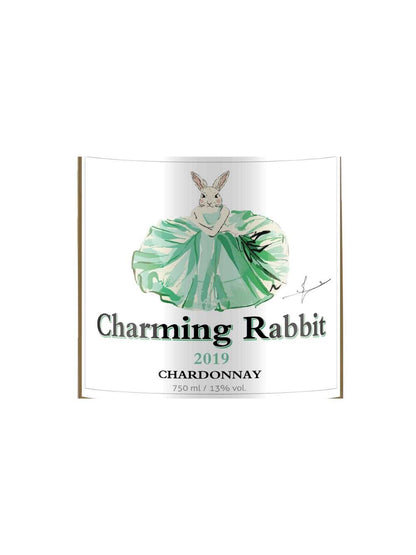 Vinho Branco Charming Rabbit Chardonnay 750ml Kit 4 Garrafas