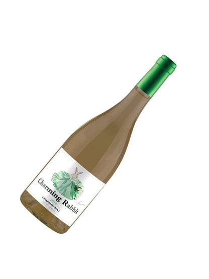 Kit 6 Garrafas Vinho Branco Charming Rabbit Chardonnay 750ml