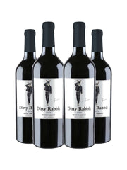 Vinho Tinto Dirty Rabbit Petit Verdot 750ml Kit 4 Garrafas